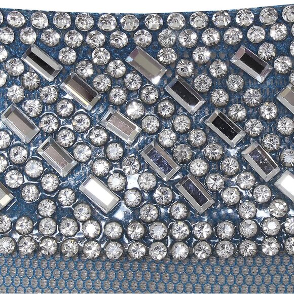 Womens Short Shift Cocktail Dress with Embellished Illusion Detail, Wedding Gues - Picture 3 of 4